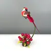 Decoración de Plato de Sashimi, Guarnición de Plato Frío para Catering de Hotel, Decoraciones de Flores y Hierbas de Plástico para Platos, Adornos Pequeños, Flor de Ciruelo de Invierno