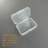 Caja Plástica Plana Rectangular Papel de Azúcar Papel de Arroz Glutinoso Caja de Empaque Caja de Piezas Caja para Componentes Electrónicos Caja de Tarjetas Caja Vacía en Stock