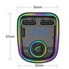 C2 C1C3 cargador transfronterizo para coche reproductor mp3 bluetooth para coche cargador de coche transmisor fm manos libres doble puerto