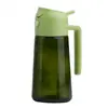 Botella Pulverizadora de Aceite de 500 ml con Función Integrada de Pulverización y Vertido, Pulverizador de Aceite de Vidrio para Cocina Casera y Freidora de Aire