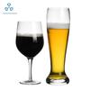 Sopro artificial artesanal caneca de cerveja de trigo cintura-apertada caneca de cerveja de vidro casa caneca de cerveja de cristal