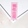 Parche de texto acrílico ha sido perforado, suceden cosas buenas, aparece accesorio flor de durazno, parche Berry tiene problemas para enumerar