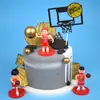Muñeca Nueva Decoración de Muñeca Juguete slam dunk Set de 5 piezas Baloncesto Fútbol decoraciones para pastel de niño