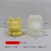 Vela Aromática de Rena de Natal Árvore de Natal Molde de Silicone Enfeites de Natal DIY Molde de Gesso Cola de Veado