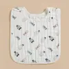Distribución y Distribución de Paños de Lavar para Bebés de Gasa de Seis Capas de Algodón Puro, Baberos Faciales para Niños, Toallas de Saliva de Algodón Anti-Manchas