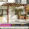 Estante de glicina, estante de madera antiséptico para uvas, patio, pasillo, patio exterior, estante de escalada, pabellón exterior, pabellón de villa