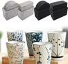 Posavasos de Fieltro, Almohadilla Absorbente con Aislamiento Térmico, Posavasos para Tetera, Posavasos para Taza de Té, Regalo de Té Kung Fu, Juego de Té Creativo, Antideslizante