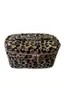 Bolsa de Maquiagem Personalizada, Bolsa de Viagem de Aparência Sofisticada, Bolsa Portátil Tridimensional com Alça, Bolsa de Maquiagem Conveniente de Grande Capacidade
