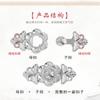 Metal Fivela Estilo Chinês Novo Casaco Suéter Roupas Hanfu Infantil Botões Decorativos