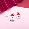 Série de Natal liga pingando óleo DIY acessórios de joias guirlanda de árvore de Natal luvas de Papai Noel pingente de feriado