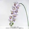 Película 3D Orquídea Phalaenopsis Flor Artificial Flor de Simulación Flor Hecha a Mano Flor de Boda Flor de Seda Artificial Decoración de Boda Diseño de Suelo