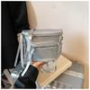 Bolsa Pequena Versátil de Moda Texturizada de Alto Padrão Transfronteiriça para Mulheres 2026 Novo Estilo Simples Tendência Elegante Bolsa de Ombro Único Transversal Estilo Balde