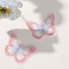 Super fada cor malha bordado borboleta feito à mão diy decorativo cocar grampo de cabelo acessórios material atacado
