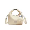 Bolsa de Mão Popular Transfronteiriça com Padrão de Lichia Feminina Moda Primavera 2025 Versátil Bolsa Dumpling para Trabalho Lazer Transversal