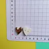 Oro y Plata Corazón Asimétrico Corazón de Durazno Funda para Teléfono Móvil Pasador Material para Joyería DIY Bolsa Zapatos Pendientes Accesorios de Resina Lote