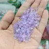 Cuentas de ábaco de 6 mm de color morado hielo, sueltas, venta al por mayor, accesorios de bricolaje, pulsera, collar, pulsera espaciadora de jade, joyería de jade