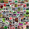 100 Peças de Adesivos para Mini Diário da Banda de Rock Green Day. Adesivos Decorativos Criativos para Diário DIY Transfronteiriços