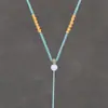 Colar com pingente banhado a ouro feito à mão com fio fino para mulheres, adequado para pingentes de jade ou Buda