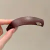 Presilha de cabelo luxuosa e requintada em formato de laço banana, novo estilo coreano 2026, versátil e elegante, adequada para rabos de cavalo altos