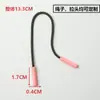 Corda de puxar TPU Baiqi, corda de seção dupla, corda de zíper de cabeça única para bolsas, corda de puxar zíper, aba de puxar zíper, cabeça de zíper