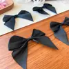 Série vermelho e preto acessórios de acabamento de renda com laço porta-cartão de renda crachá conjunto de acessórios decorativos feitos à mão acabamento branco e vermelho
