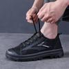 Zapatos de Liberación de Lobo del Norte de Xinjiang para Hombre, Zapatos de Goma para Obra de Construcción, Zapatos Deportivos Antideslizantes Resistentes al Desgaste, Resistentes a la Suciedad, Suela Gruesa, Protección Laboral