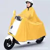 Impermeable Vehículo Eléctrico Nivel Lluvia Torrencial Cuerpo Completo Integrado Impermeable para Vehículo Eléctrico Grueso Abrigo Anti-Lluvia Torrencial Ciclismo