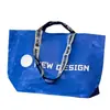 Bolsas Tejidas Personalizadas, Bolsas de Compras Extra Grandes Llamativas, Bolsas Laminadas Impermeables, Bolsas Tote Impermeables, Bolsas de Costura con Impresión de Logo