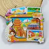 Serie YunnanAtracciones Culturales y Creativas ÚnicasXishuangbannaCiudad TurísticaSouvenirImanes de Refrigerador de Madera