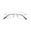 Armazón de Gafas Retro Ovalado Pequeño de Titanio Puro Pad Nasal de Titanio Puro Diseño Bicolor Se Puede Equipar con Miopía Danyang Venta al Por Mayor