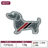 Parches Bordados en Stock Venta al por Mayor Accesorios para Ropa de Perro Dachshund Parches Tela Bordada para Toallas Diseños de Insignias para Perros Pequeños