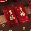 Envelopes vermelhos de casamento com palavras felizes, mini envelopes vermelhos pequenos para a recepção da noiva, envelopes vermelhos de desenho animado para bloquear a porta do casamento, envelopes de dinheiro da sorte