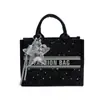 Bolsa Feminina Texturizada de Nicho 2026 Verão Nova Tendência Bolsa de Mão Estrela Bolsa Tote Color Block de Bolinhas
