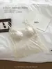Nuevo Camisole de Encaje Patchwork para Primavera y Verano con Hermoso Diseño en la Espalda, Copas Integradas Fijas, Cuello en V con Almohadillas en el Pecho, Push-Up, Se Puede Usar por Fuera, Camiseta sin Mangas para Mujer
