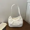 Bolsa plissada para mulheres 2026 novo modelo bolsa de axila grande capacidade moderna bolsa nuvem estilosa simples bolsa de ombro para o dia a dia