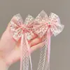 Accesorios para el cabello con lazo para niñas, horquillas, tocado para el cabello trenzado de niños, pinzas para bebé, cintas para niñas pequeñas, horquillas populares de princesa