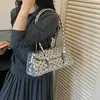 Bolso de Mano Estilo Coreano para Mujer con Lunares de Color Contrastante, Bolso Casual para Debajo del Brazo, Diseño de Nicho, Bolso Decorativo, Bolso Elegante para el Trabajo para Mujer
