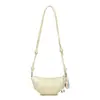 Bolso de Diseño de Nicho Minimalista de Color Sólido con Forma de Cuerno para Mujer 2026 Nuevo Versátil de Moda para Viaje Diario Bolso de Hombro Cruzado