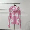 Flor de Algodón Seleccionada Cuidadosamente Estilo Urbano Retro de Moda Sudadera Unisex con Capucha Estampado de Puff Holgada Versátil Sudadera Estampada