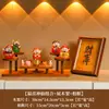Enfeite de Cinco Deuses da Riqueza Estilo Chinês para Sala de Estar, Hall de Entrada e Armário de Sapatos, com Incensário para Paz e Proteção