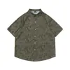 Camisas Hawaianas de Manga Corta New Retro Transfronterizas para Hombres y Mujeres, Casual Modernas Holgadas para Parejas, Camisas Florales de Playa para Vacaciones