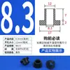Arandela de nylon en forma de T manguito de eje de tornillo macho-hembra de plástico pastilla aislante arandela de tope en forma de T m2m4m6m8m10m12