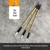 Os quatro tesouros do estudo Pinturas de pintura chinesa Pequeno Baiyun conjunto para iniciantes e caneta de tingimento Grande, médio e pequeno pincel de script regular