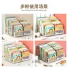 Estante de Mesa para Livros Ilustrados Infantis Caixa de Armazenamento de Livros de Mesa Prateleira Superior de Mesa para Leitura de Bebê ao Lado da Cama