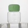 Copo Pangpang, copo de água de vidro sódio-cálcio, portátil para leite e café, com escala, logotipo personalizável, copo de presente criativo