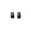Europeo y Americano Simple Retro Esmalte Color Azul Tinta Estrella Luna C Aretes de Anillo Estrella Cósmica Aretes Aretes de Pin de Plata 925