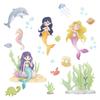 Novo LD74015 mundo subaquático Sereia Princesa Dolphin jardim de infância jardim de infância adesivo de parede decoração