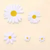 Exquisitos e Versáteis DIY Decorativos Coloridos Margarida Coração de Pêssego Bordado em Computador Adesivos de Tecido Patch Adesivos para Roupas Bolsas Venda por Atacado