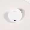 Caixa de Bateria Redonda Fio de Cobre Lâmpada Base Redonda de Madeira Flor Eterna Luz Noturna Tampa de Vidro Fio de Cobre Decorativo Fio de LED