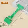 Envío Gratis Clip Publicitario Pop Portacuentas Etiqueta Clip para Etiqueta de Precio Explosión Máquina de Clips para Etiquetas de Precio Manual Supermercado Giratorio Doble Cabezal Clip